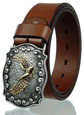 Image de BLAKARDO Ceinture en cuir homme marron orignal 4 cm