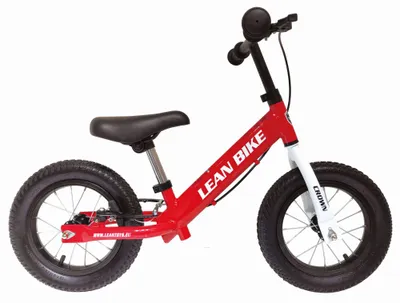 Produktbild von Cross-Country-Fahrrad mit aufblasbaren Rädern rot