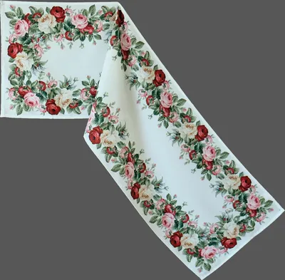 Produktbild von Tischwäsche mit Rosen 40 x 140 cm