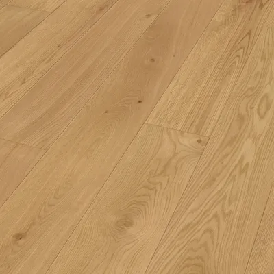 Produktbild von Meister | 1,804 m² | Braun 400x100x12mm Parkett Landhausdiele Eiche Gebürstet, Parkett HD 400 Eiche Lebhaft Pure 8936, Hochwertige Massivholz Dielen, Naturbelassen