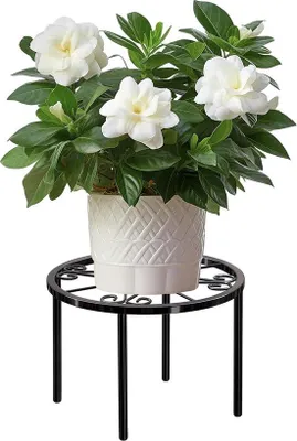Produktbild von Famanu Pflanzenständer und Gartenregal - 20 cm rostfreier Blumentopfhalter