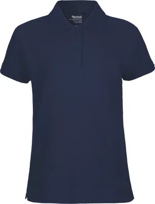 Produktbild von Neutral O22980 | Damen Classic Polo / 100% Fairtrade-Baumwolle - Farbe: Navy - Größe: XS