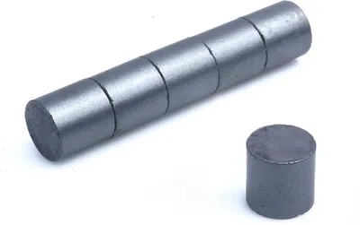 Produktbild von Ferrit Magnet Zylinder  10 x 10 mm 25 Stück F30, Extrem stark, Magnettafeln, Kühlschränke, Whiteboards, DIY