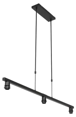 Produktbild von Hängeleuchte, 3-Flammig, schwarz, L 120 cm