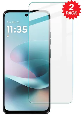Image de 2 protections d'écran en verre pour Motorola Moto G67 / Moto G77 (verre de protection 9H)