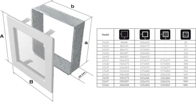 Obrázok produktu pre GRILLE Venus Graphit s žalúziami 17x49