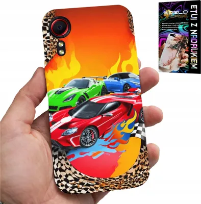 Produktbild von Gehäuse Für Samsung Galaxy Xcover 7 - Für Kinder, Rennwagen + Glas
