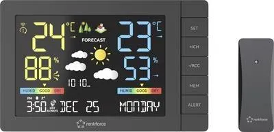 Produktbild von Renkforce Digitale-Wetterstation Schwarz (RF-4883632)