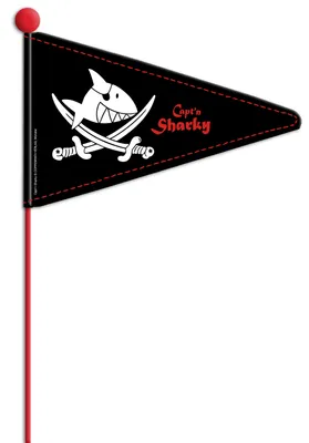 Immagine prodotto di Bike Fashion KS gagliardetto per bici Capt'n Sharky, diviso