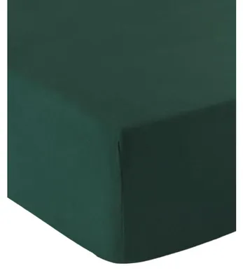 Obrázok produktu pre Westwing Biba bavlnené zelené prestieradlo s gumou 180 x 200