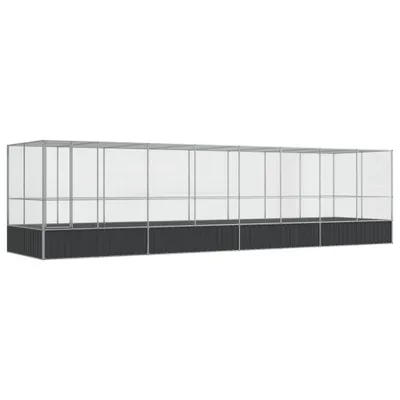 Immagine prodotto di Voliera con Estensione Argento 832x207x212 cm in Acciaio