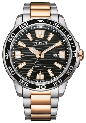 Produktbild von Citizen Uhr AW1524-84E ECO-Drive Herrenuhr Edelstahl Rose/Schwarz