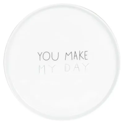 Produktbild von Guten Morgen. Teller klein "You make my day"