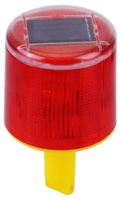 Solar-Alarmlampe mit Bewegungsmelder, rot/blau, IP65, 4 Modi