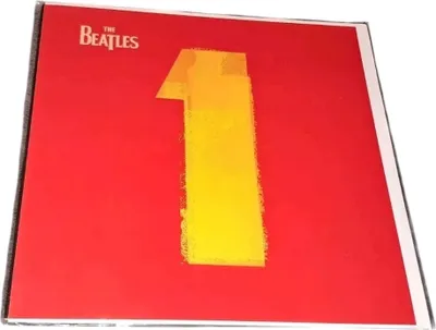Produktbild von The Beatles - Album - Grußkarte "1" - Karton RO11889 (Einheitsgröße) (Rot)