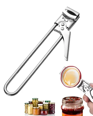 Edelstahl-Glasöffner, verstellbar, 19,3 cm, für Schraubdeckel