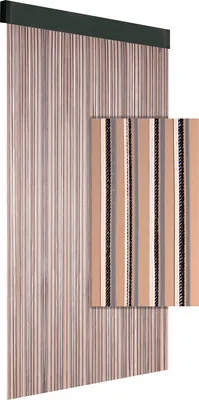 Obrázek produktu pro Závěs do dveří Atlas černá/průhledná 90x210 cm