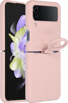 Obrázek produktu pro Samsung Galaxy Z Flip 4 kryt - silikonový - Accezz Soft Case, zadní kryt - růžový
