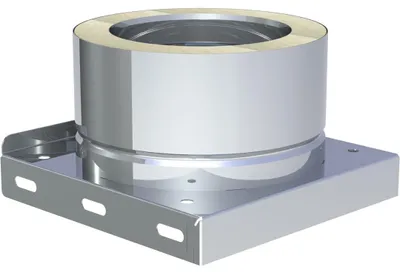 Produktbild von Jeremias DW-FU Grundplatte Edelstahl 600mm Doppelwandig Abgassystem  Rustbrandbeständig Feuchteunempfindlich