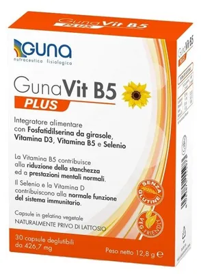 Obrázok produktu pre GUNAVIT B5 PLUS, 30 kapsúl