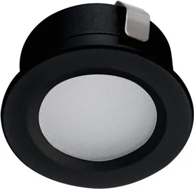 Obrázek produktu pro Kanlux IMBER LED vestavný reflektor, kulatý, černý, 1 W, 6500 K, IP65, vodotěsný