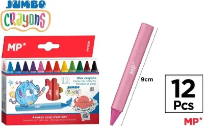 Immagine prodotto di Pastelli a cera Jumbo 12 colori