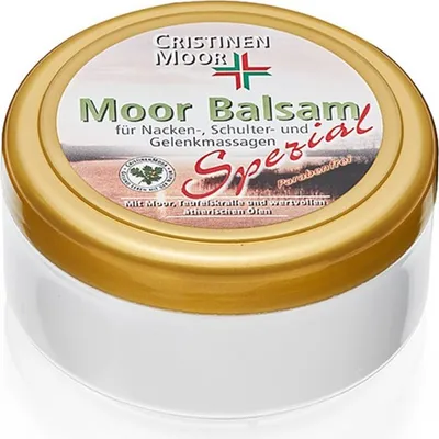 Produktbild von Cristinen Moor Moor Balsam Spezial - Naturmoor intensiv mit Kräutern & ätherischen Ölen, durchblutungsfördernd für Muskeln & Gelenke 200 ml