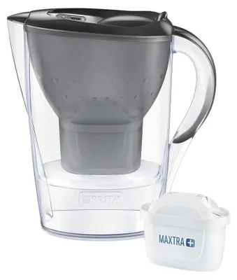 Produktbild von Brita Marella, Pitcher-Wasserfilter, 2,4 l, Transparent, Grau
