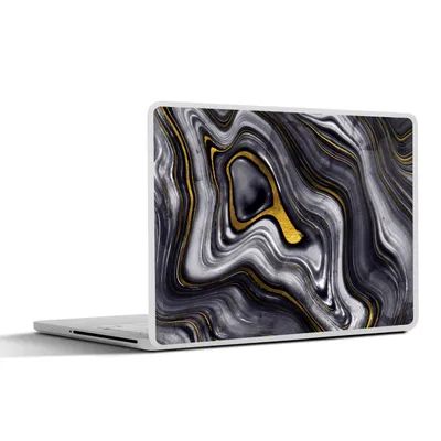 Produktbild von MuchoWow® Laptop Aufkleber Sticker Cover Steine - Achat - Geode - Marmor 30x22 cm - Laptop-Sticker