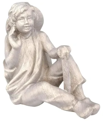 Zdjęcie produktu dla Figurka do szopki bożonarodzeniowej, wykonana z drewna, 15 cm, naturalne drewno