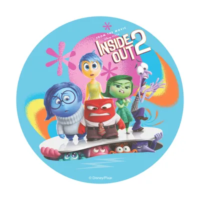 Produktbild von Inside Out / Alles steht Kopf Tortenaufleger - 20cm Oblate