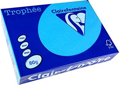 Produktbild von Clairefontaine Multifunktionspapier Trophée A4 80 g royalblau 500 Blatt