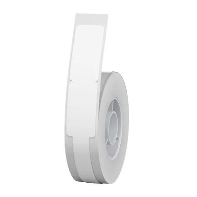 Produktbild von Niimbot Thermoetiketten für Kabel, 12,5x74+35, 65 Stück, weiß