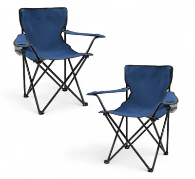 Produktbild von 3.12 # 2er Pack # Campingstuhl in blau - 2 Stück