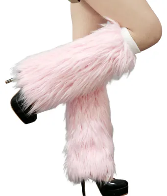 Produktbild von 1 Paar Damen-Leggings, mittellang, ärmellos, einfarbig, weich, wärmend, mit Kunstfellfutter, knielang, für den täglichen Gebrauch