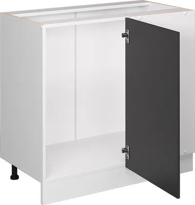 Produktbild von Eckunterschrank Vicco R-Line Anthrazit Landhaus 86 cm , AP Anthrazit, Model 46365
