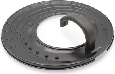 Produktbild von Karl Krüger SPG Pfannenspritzschutz mit Glas, schwarz, 31 cm