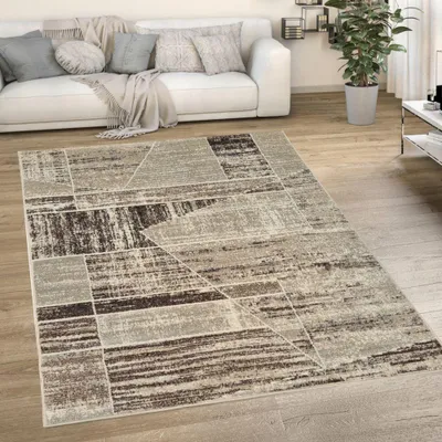 Obrázok produktu pre Moderný kusový koberec 120x170 cm OZAN - béžový / šedý