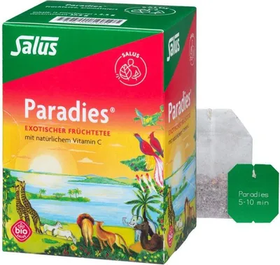 Produktbild von Salus Paradies Vitamin C Früchtetee, 15 St. Filterbeutel
