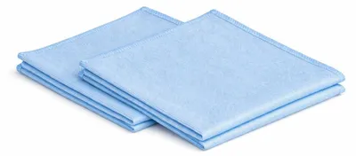 Zdjęcie produktu dla 3 sztuki profesjonalnej ściereczki do okien 390 x 390 mm 290 g/m² – ściereczka z mikrofibry do szkła, luster, powierzchni o wysokim połysku – niepozostawiająca włókien ściereczka do szkła, można prać w temperaturze do 95°C – czyszczenie bez smug