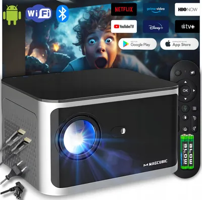Produktbild von Led Projektor 4K Android Full Hd Wifi 580 Ansi Lumen Magcubic Hy350 Pro