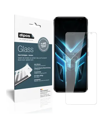 Produktbild von 2x Schutzfolie für Asus ROG Phone 3 - Anti-Shock 9H Folie dipos Glass Kunststoffglas