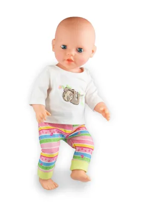 Produktbild von HELESS Puppen Pyjama "Faultier Flauschi" Gr. 35-45 cm SPIELGUT