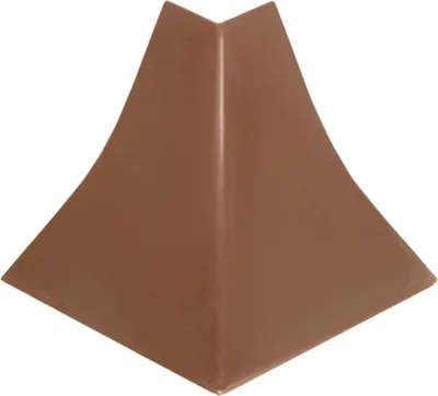 Produktbild von HOLZBRINK Verbinder passend zum Nachbildung Ihrer Abschlussleiste Nuss Dunkel Verbindungsstück PVC Küchenabschlussleiste 23x23 mm