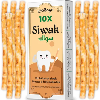 Imagen del producto de Palitos Miswak naturales para el cuidado dental