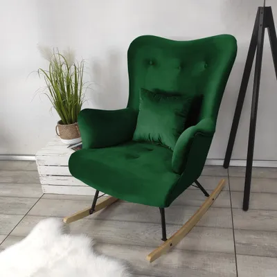 Obrázok produktu pre Hojdacie kreslo ušiak SANDON 1 - zelené