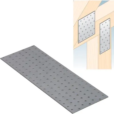 Produktbild von Perforierte Platte PP 22 DMX 140x400 verzinktes Blech / Packung 1 Stk.
