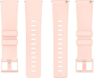 Produktbild von Ersatz Silikon Armband Für Fitbit Versa 2 / Versa /Versa Lite Smartwatch Lünette Pink L
