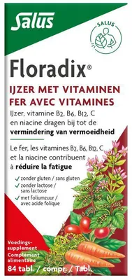 Productafbeelding van Salus Floradix ijzer (84 tabletten)