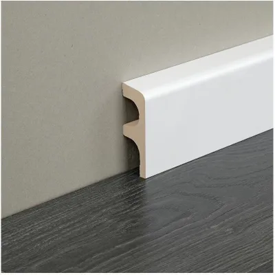 Produktbild von Kosche Rohrsockelleiste MDF weiß 28 x 80 x 2600 mm